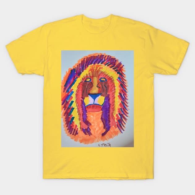 LIO HEAD INDIEN T-Shirt by therese lyssia